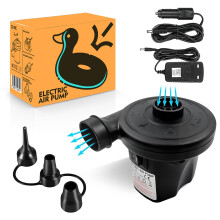 Roe Tenpo Electric Air Pump with 3 Nozzles/Inflate Or Deflate Swimming