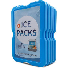 Roe Tenpo Home Freezer Blocks Ice Packs for Lunch Bags & Coolers - Slim, Reusabl
