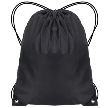 JFmall Drawstring Bags, Swim PE Bags Drawstring Gym Bag for Kids Adults String Swimming Sports Bag for School Sports Swimming Gym Travel Black