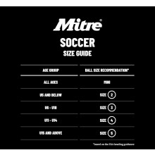 Mitre Adult Impel One 24 Football, White/Black/Sage Leaf, 3