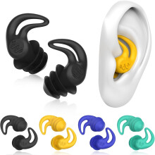 Swimming Ear Plugs for Adults 4 Pairs Silicone Waterproof Swim Earplugs for SurfingDivingShowering and Other Water Sports Keep Water Out and Ear P