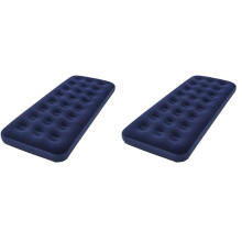 Bestway Single Airbed Inflatable Air Mattress for One Blow Up Camping Single Bed Pack of 2