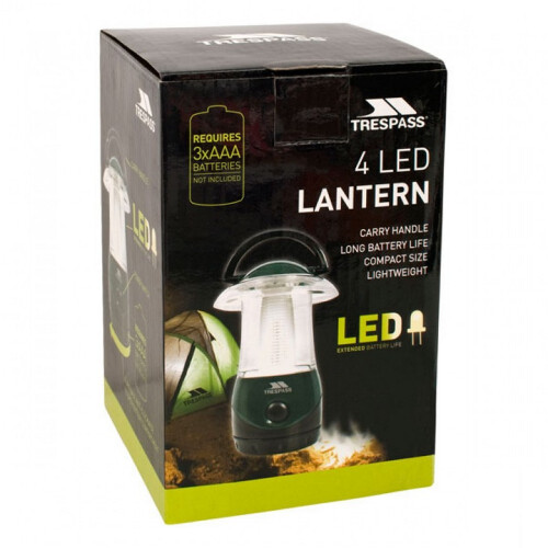 Trespass Trespass Embers 4 LED Battery Lightweight Lantern 2