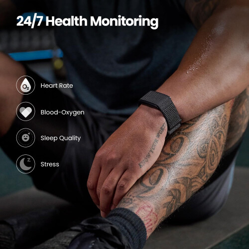 Amazfit Amazfit Helio Strap Screenless Activity Tracker, 10-Day Battery,iOS/Android 1