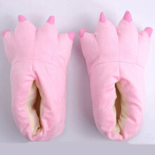 (Pink Shoes, M(Adult)) Adults Kids Cosplay Costume Slippers Claw Paw Shoes Cartoon Home Indoor Animal