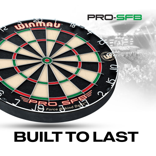 winmau Winmau Pro SFB Bristle Dart Board - Professional Staple Free Bullseye 2