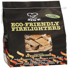 96 Eco-Friendly Firelighters - FSC Recycled 100% for Stoves, Barbecues