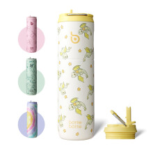 Bottle Bottle Stainless Steel Water Bottle 700ml with Straw and Lid Sp