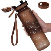 GOPPUS 1L/32oz Tritan Water Bottle (No Straw)-Soft Matte Finish Drink