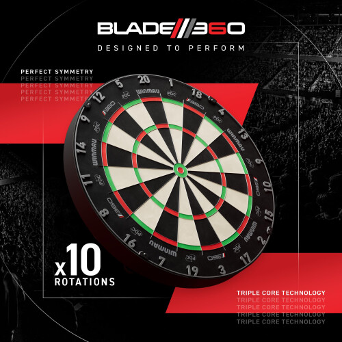 winmau Winmau Blade 6 Triple Core & Blade 360 Series Dartboards - 1