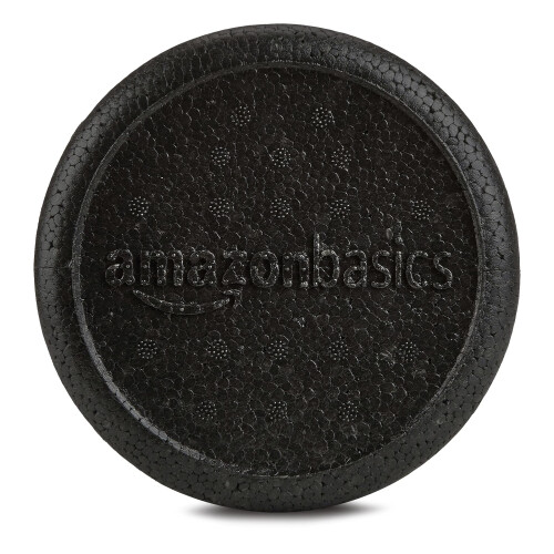 Amazon Basics High-Density Round Foam Roller, 60 cm, Black 2