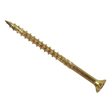 ForgeFast Elite Fast-Start Woodscrews | 6.0 x 70mm | Zinc Yellow | Box 100
