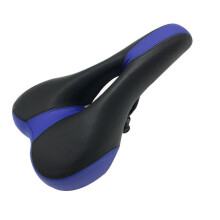 (Blue)Siège de vélo le plus confortable pour homme selle de vélo rembourrée avec coussin doux