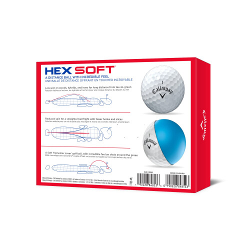 Callaway Callaway Golf Hex Soft Golf Balls 2019, White, 24 Ball 1