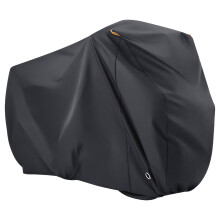 BEEWAY Bike Cover for 2 Bikes, Waterproof Bicycle Cover for Outside Storage - 210T Polyester with Pu Coating Bike Rain Cover for Mountain Road Bike 2