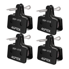 AGPTEK Bike Brake Pads 4 Pairs Disc Brake Pads for Bicycle Compatible with