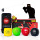 YMX BOXING Ultimate Training Ball Set - 4 Reaction Ball Plus 2 1