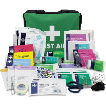 Lewis Plast Premium First Aid Kit 160 Pieces – Complete Emergency & Survival Kit with Eyewash, Cold Packs & Blanket – Large Capacity for Home, Car