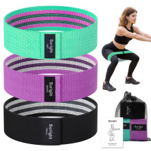 Suright Resistance Bands Exercise Band with Set of 3 Fabric Resistance Band