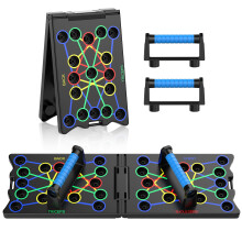 Foldable Push Up Board, 24-In-1 Multi-function Home Workout Equipment, Burn Fat Strength Training Equipment for Effectively Exercise the Muscle of the