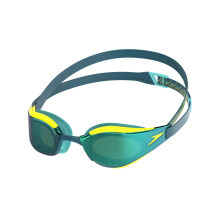 Speedo Fastskin Hyper Elite Swimming Goggles, Hyper Yellow/Cobalt/Emer