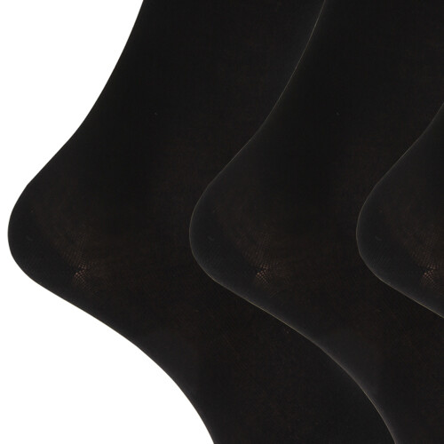 Womens/Ladies Extra Fine Silk Touch Bamboo Socks (3 Pairs)
