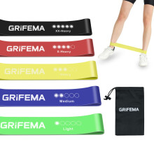 GRIFEMA GAK5001 Resistance Bands [Set of 5], Exercise Resistance