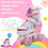 OLYSPM Kids Roller Skates for Girls Boys Pro 4-Size Adjustable, Roller boots Wit 3