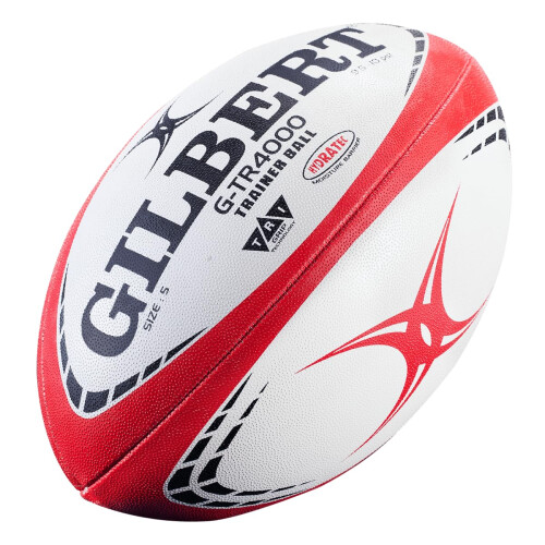 Gilbert G-TR4000 Trainer Rugby Ball (Black, Size 5) 1