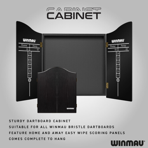 winmau WINMAU Diamond Plus Dartboard Set – Professional Bristle Dart Board 2