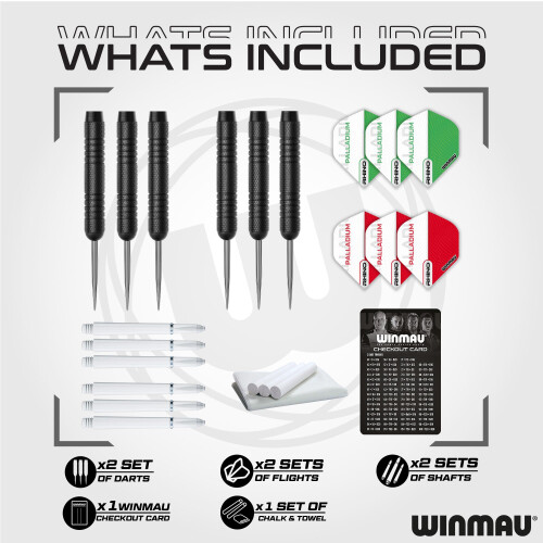 winmau WINMAU Diamond Plus Dartboard Set – Professional Bristle Dart Board 2