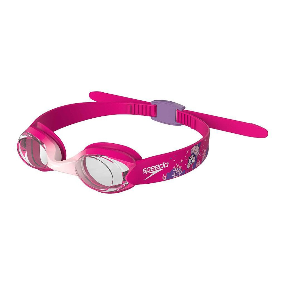 Speedo Unisex-Youth Illusion Swimming Goggles | Secure Fit | Anti-Fog | Anti-Leak Goggles