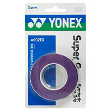 YONEX Super GRAP 3Pack Overgrip for Unisex Racket Dark Purple