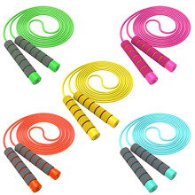 Svkiyang Skipping Rope KidsSkipping Ropes For Children Adjustable 5 PackComfort Sponge HandleTangle Free Jump Rope For Kids Girls BoysBlueYellowOran