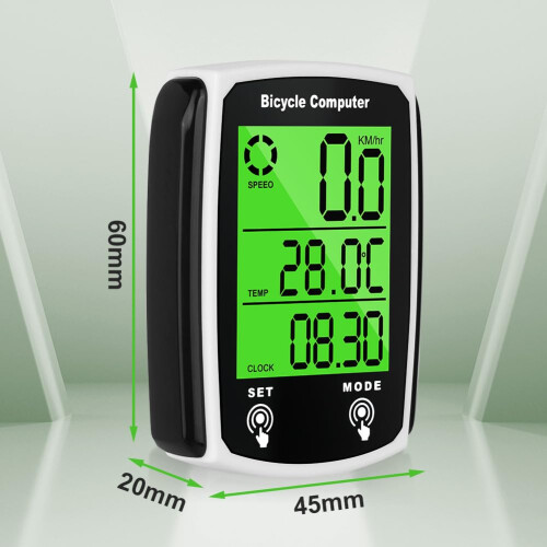 URAQT Bike Computer Universal 19 Functions IP54 Waterproof Bicycle Speedome 1