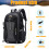 40L Hiking Backpack Lightweight Water Resistant Daypack with Padded 2