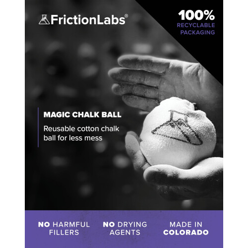Friction Labs Magic Refillable Chalk Sphere | Chalk Ball 2.2 Ounce | 1