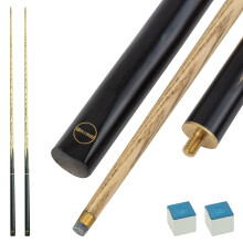 Wollowo 2 x 57 Inch White Ash Wood Snooker/Pool