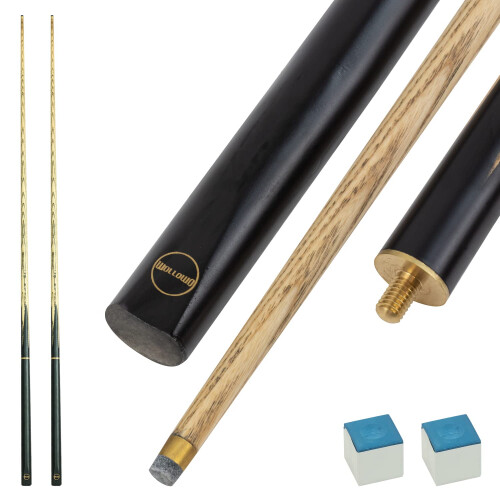 Wollowo 2 x 57 Inch White Ash Wood Snooker/Pool