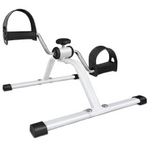 Dhouse Mini Pedal Exerciser 48x41x30cm Adjustable Resistance Bike Pedal Exerciser Silent for Home Fitness Gym Work Out Legs Arms
