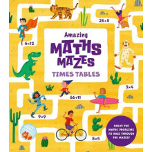 Amazing Maths Mazes Times Tables by Lisa Regan Paperback Book