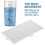 Sameky Commode Liners with Absorbent Pads | Value Pack 50 Count Universal Fit | Bedside Commode Liners Disposable and Pads for Adult Commode Chairs(5 4