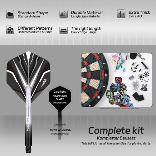 CyeeLife Dart Accessories Kit, Professional Darts Accessories, Dart 1
