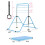 M J COMFY LIFE Kids Gymnastics Bar Mat Adjustable Assembly Training 5 2
