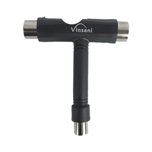 Vinsani All-In-One Skate Tools Multi-function Portable Skateboard T-Shape Tool Accessory with T-type Allen Key 1