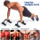 AERLANG 7-IN-1 Ab Roller Wheel Set With, 2 Push-up Bars, Resistance 4
