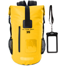Premium 35L Waterproof Dry Bag Backpack, Sack with Phone Dry Bag, Perfect for Boating/Kayaking/Hiking/Canoeing/Fishing/Rafting/Swimming/Camping/Snowbo