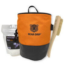 BEAR GRIP Premium Chalk Bag Bundle Pack for Rock Climbing with Waist