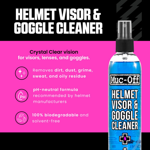 MUCOFF  Visor Lens  Goggle Cleaner 250ml 1