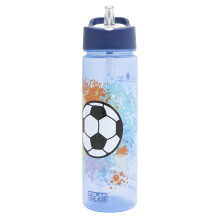 Polar Gear Football 600ml Kids Water Bottles with Straw Back to